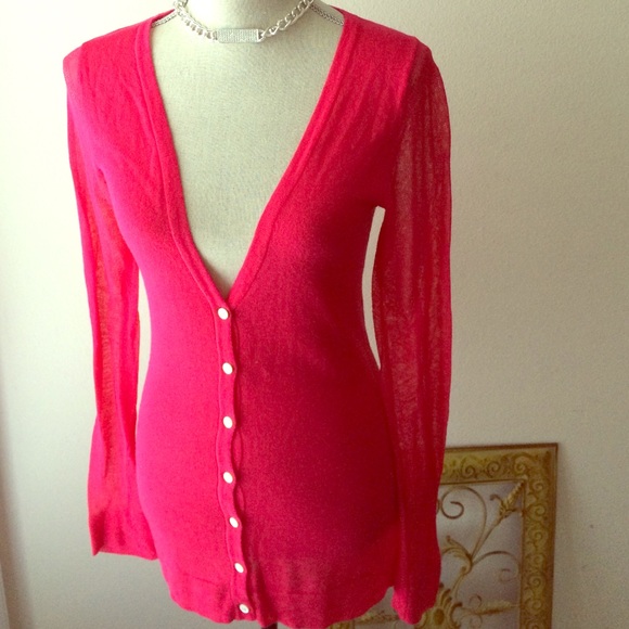 Tommy Hilfiger Sweaters - Pink Cardigan