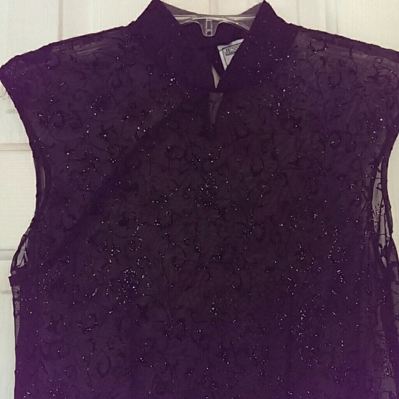 2/$25 Black  Glittery Asian Style Dress
