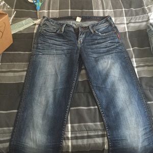 Silver jeans