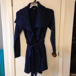 Blue Cover Up Sweater