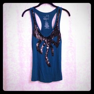 Sequined tank