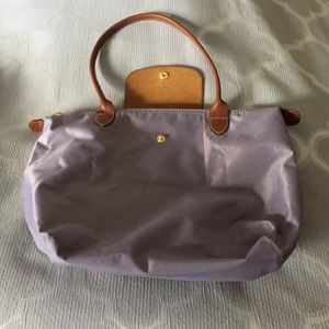 Medium size authentic lavender longchamp