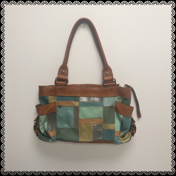Fossil Handbags - FOSSIL Patchwork Leather Bag