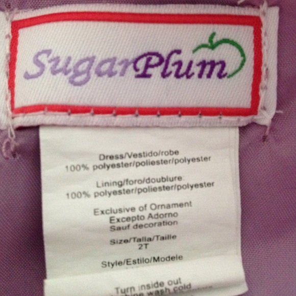 Sugar plum lavender ruffle dress - Picture 2 of 4