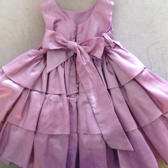 Sugar plum lavender ruffle dress - Picture 3 of 4