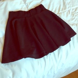 Black skater skirt