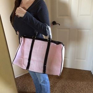 Pink over night bag