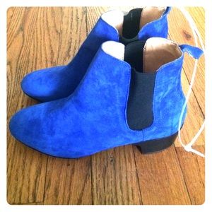 Royal blue bootie