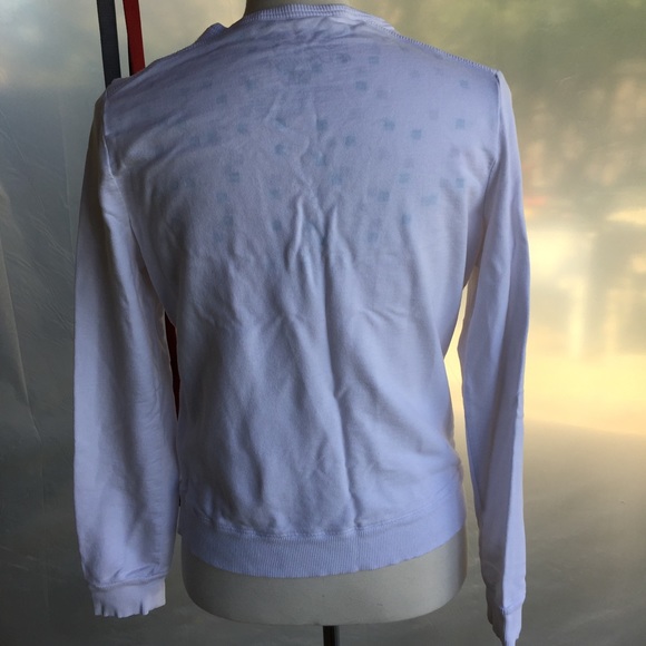 Heritage white men cardigan - Picture 2 of 2