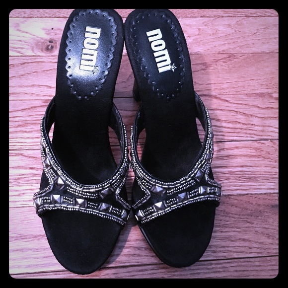 Nomi Black Sandals