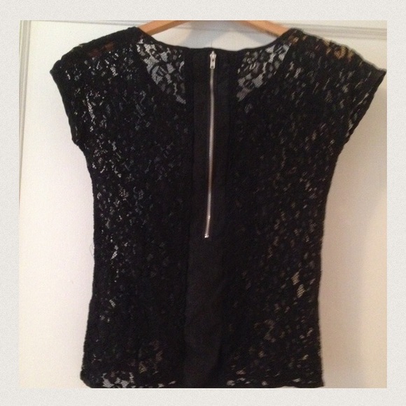 Black lace top - Picture 1 of 3