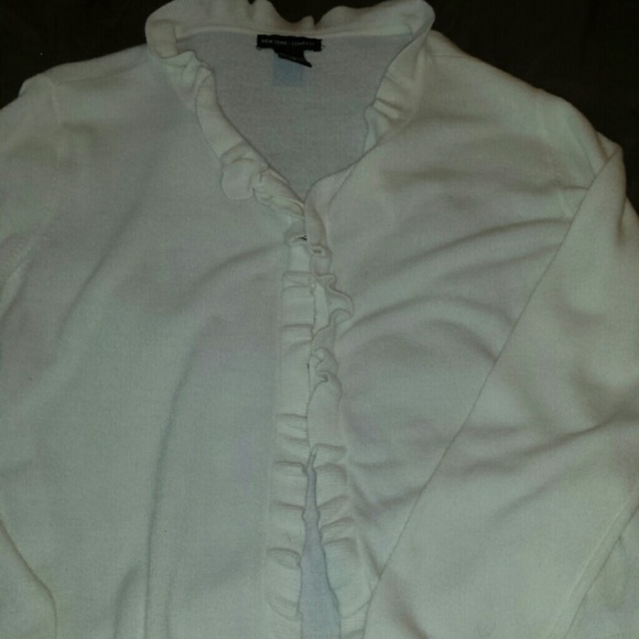 Classic ivory cardigan