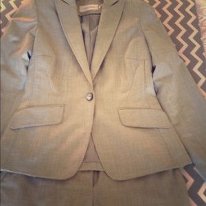 Calvin Klein gray pants suit.