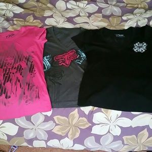Bundle! Fox 3 shirts