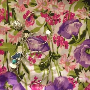 Silver bracelet bundle