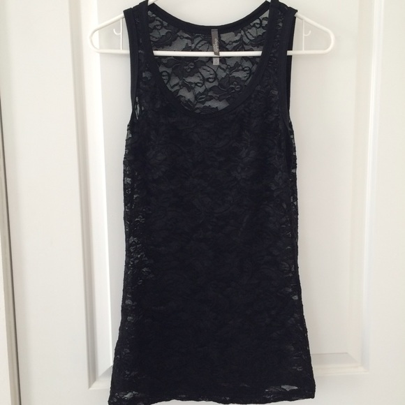 ❌SOLD❌ Black Lacey Tank Top, New Without Tags
