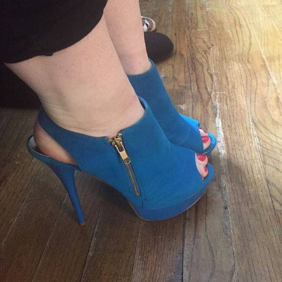 Blue heels