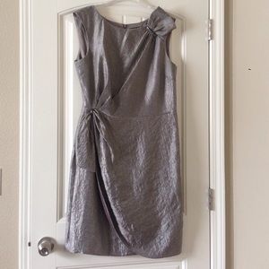 Metallic gray dress