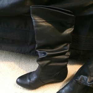 Black boots