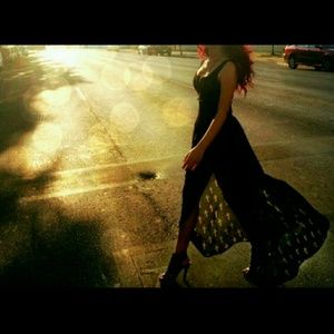 NEW Forever 21 Leopard Cross Maxi Skirt