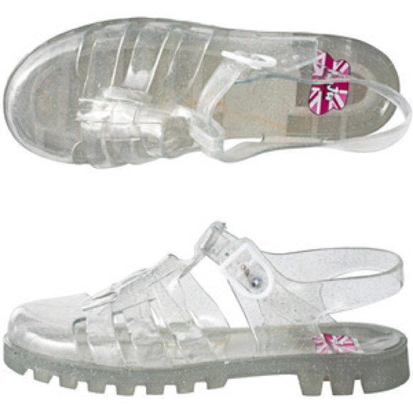 American Apparel Juju Sparkly Jelly Sandals