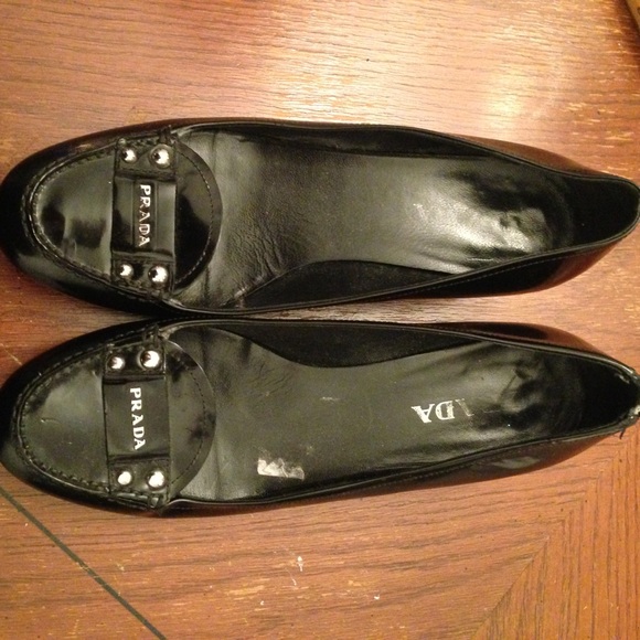 Prada Shoes - Prada kitten heel loafers SALE