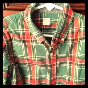 J CREW CREWCUTS BOYS SHIRT. SIZE 8.
