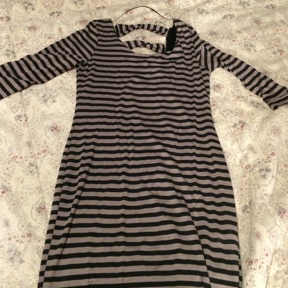 Three quarter length sleeve bodycon dress