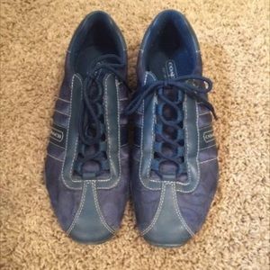 COACH Navy Kirby Sneaker