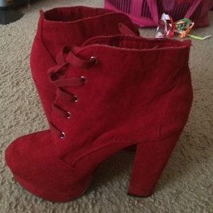 Fabulous Red Booties