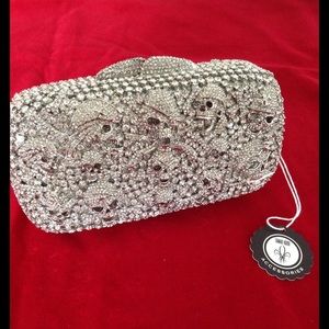 Crystal Evening Bag,Bridal,New! Exquisite!