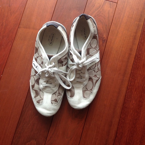 Coach SNEAKERS tennis shoes brown
