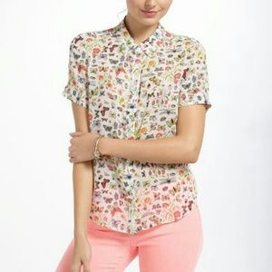 Anthropologie Entomologist Blouse