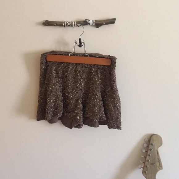 Zara Women sparkle shorts