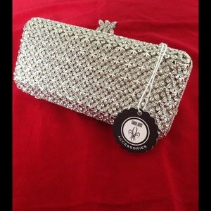 Crystal Evening Bag,Bridal,New! Exquisite Keepsake