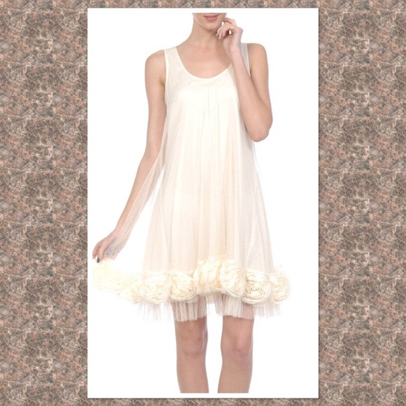 A'reve Dresses & Skirts - DUSTY ROSE CHIFFON A-LINE SIZE SMALL @gwynnyc