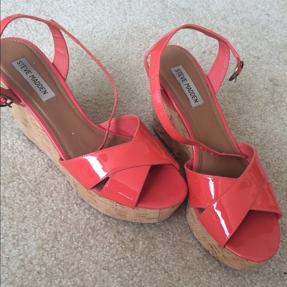 Steve Madden Coral Cork Wedges