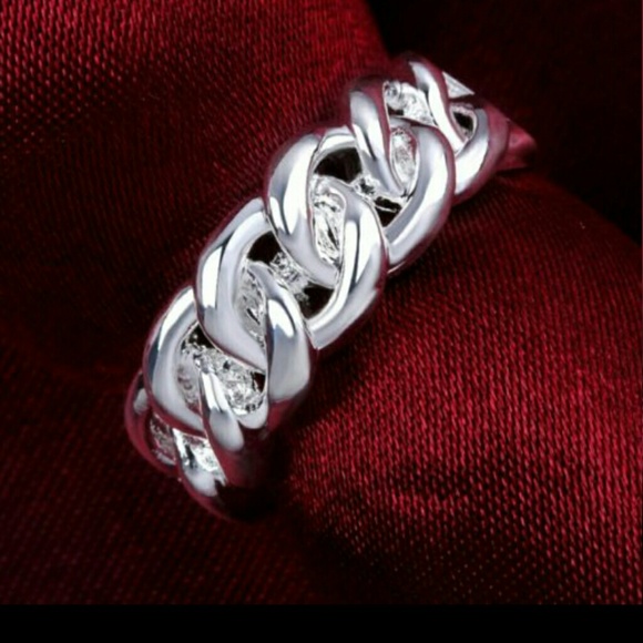 925 sterling silver twining ring
