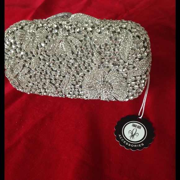 Crystal Evening Bag,Bridal,New! Exquisite Keepsake - Picture 1 of 3