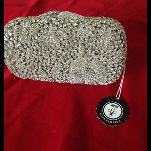 Crystal Evening Bag,Bridal,New! Exquisite Keepsake