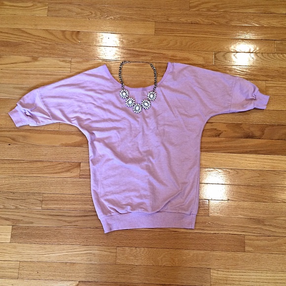 Light purple ladder back top 💜