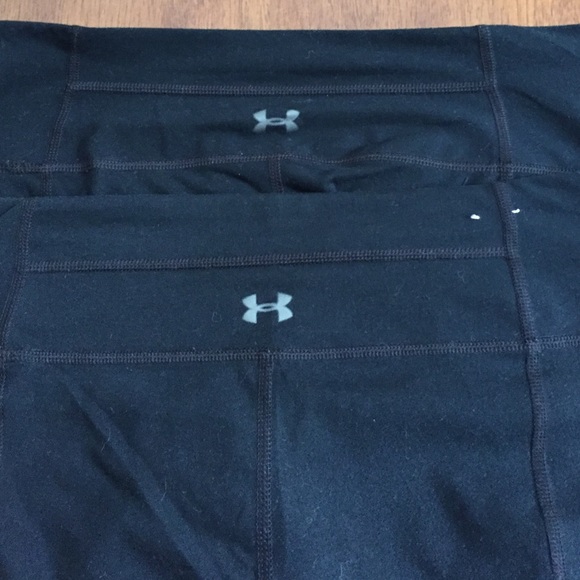 2 pair UA Capri black pants