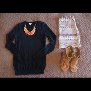 Gap pull over sweater in navy