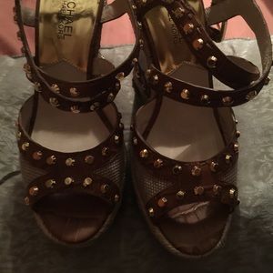 Michael Kors studded wedges