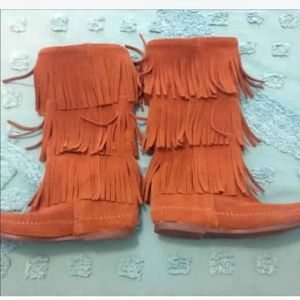 Minnetonka Moccasins only worn a few times.