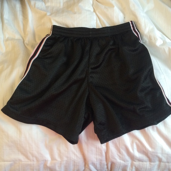 black champion athletic shorts