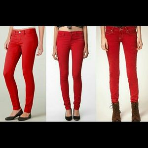 Red Skinny Jeans