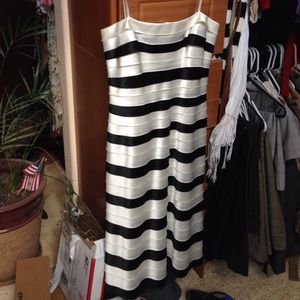 BCBG strapless dress