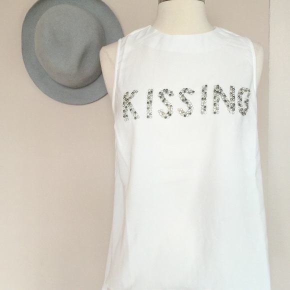 Mustard Seed Tops - ❗️SALE❗️Mustard Seed Embellished Tank Top
