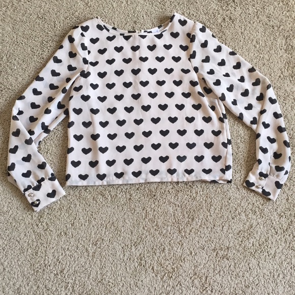 Divided Tops - Heart Fashionable Sweater